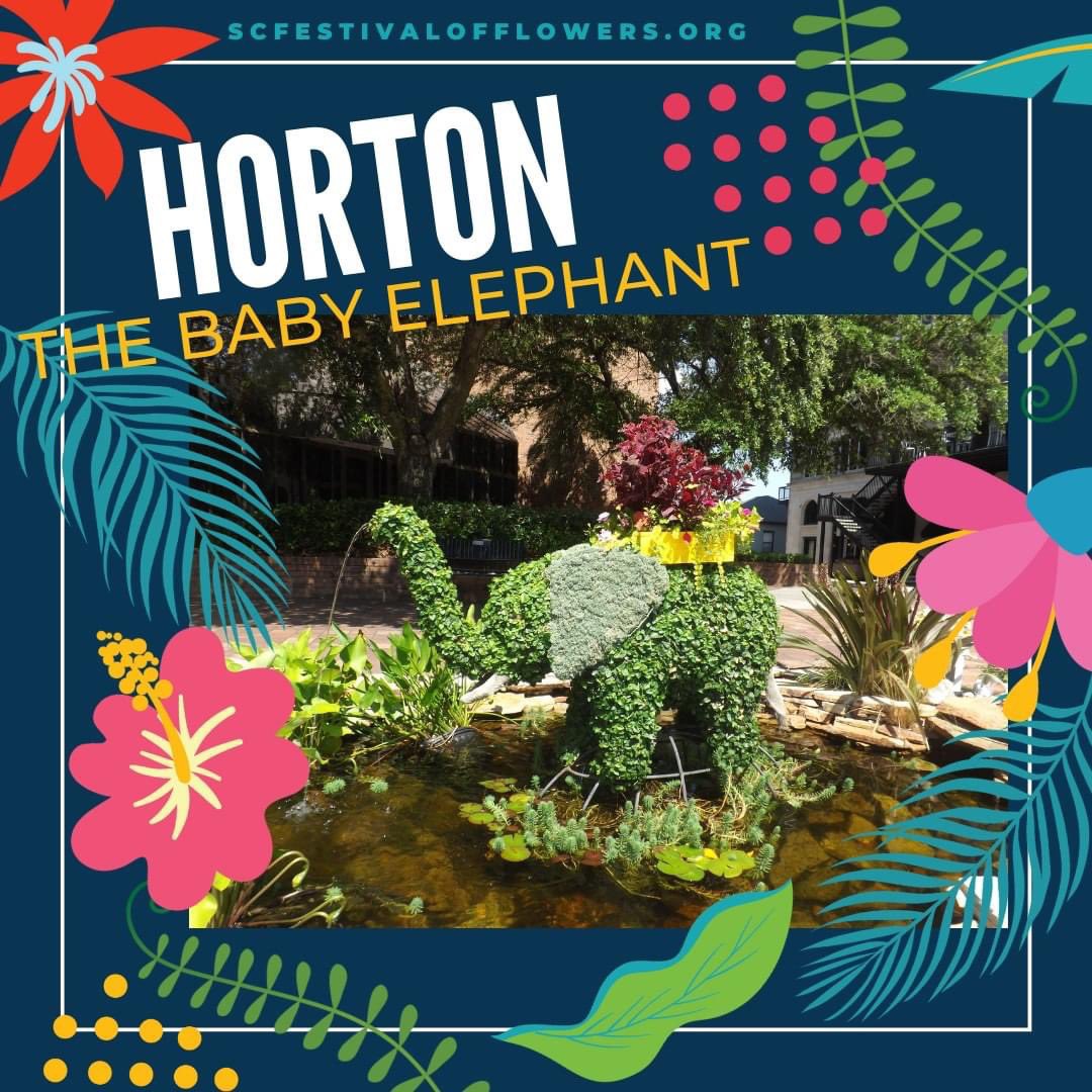 🐘💚 Our Mama elephant and baby are ready to greet visitors! 📸Sponsored by Digestive Disease Group (Greenwood, SC) ❤️#YourSummerFunStartsHere #SCFOFTopiaries2023