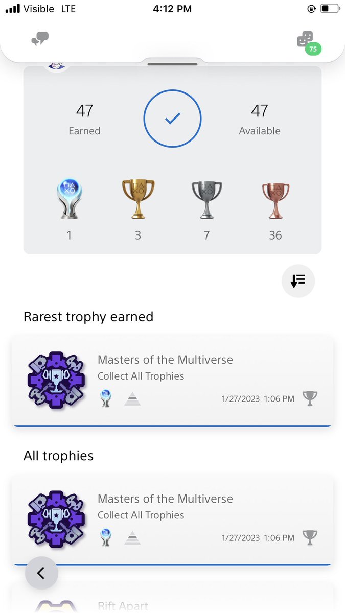 JjonesBlood's tweet photo. #platinumtrophy https://t.co/GFuGJ4K0ss