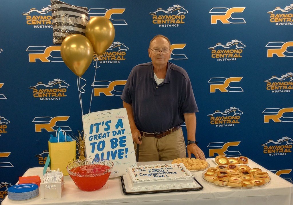 RC_Mustangs's tweet photo. The Legend Has Retired! Huge Congratulations to Fred Spale for serving the RC Community (and many others) as a teacher, coach and mentor for so many years! Your positivity and sharp wit will be missed! https://t.co/x1PAo5XCY1