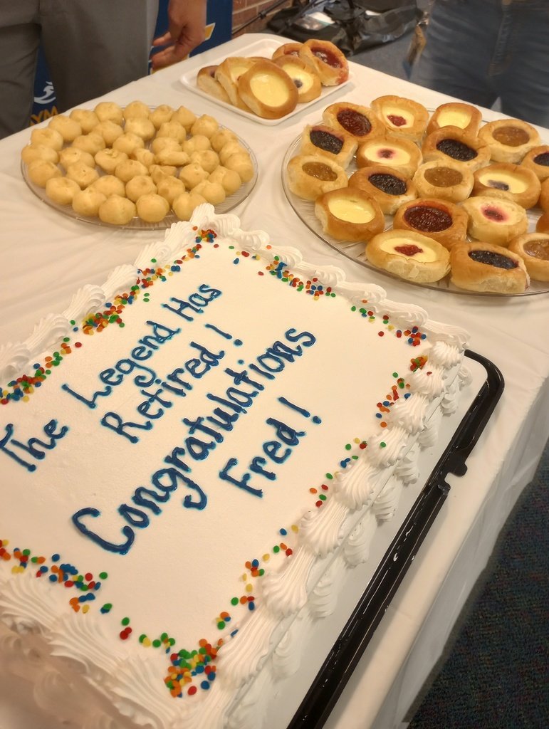 RC_Mustangs's tweet photo. The Legend Has Retired! Huge Congratulations to Fred Spale for serving the RC Community (and many others) as a teacher, coach and mentor for so many years! Your positivity and sharp wit will be missed! https://t.co/x1PAo5XCY1