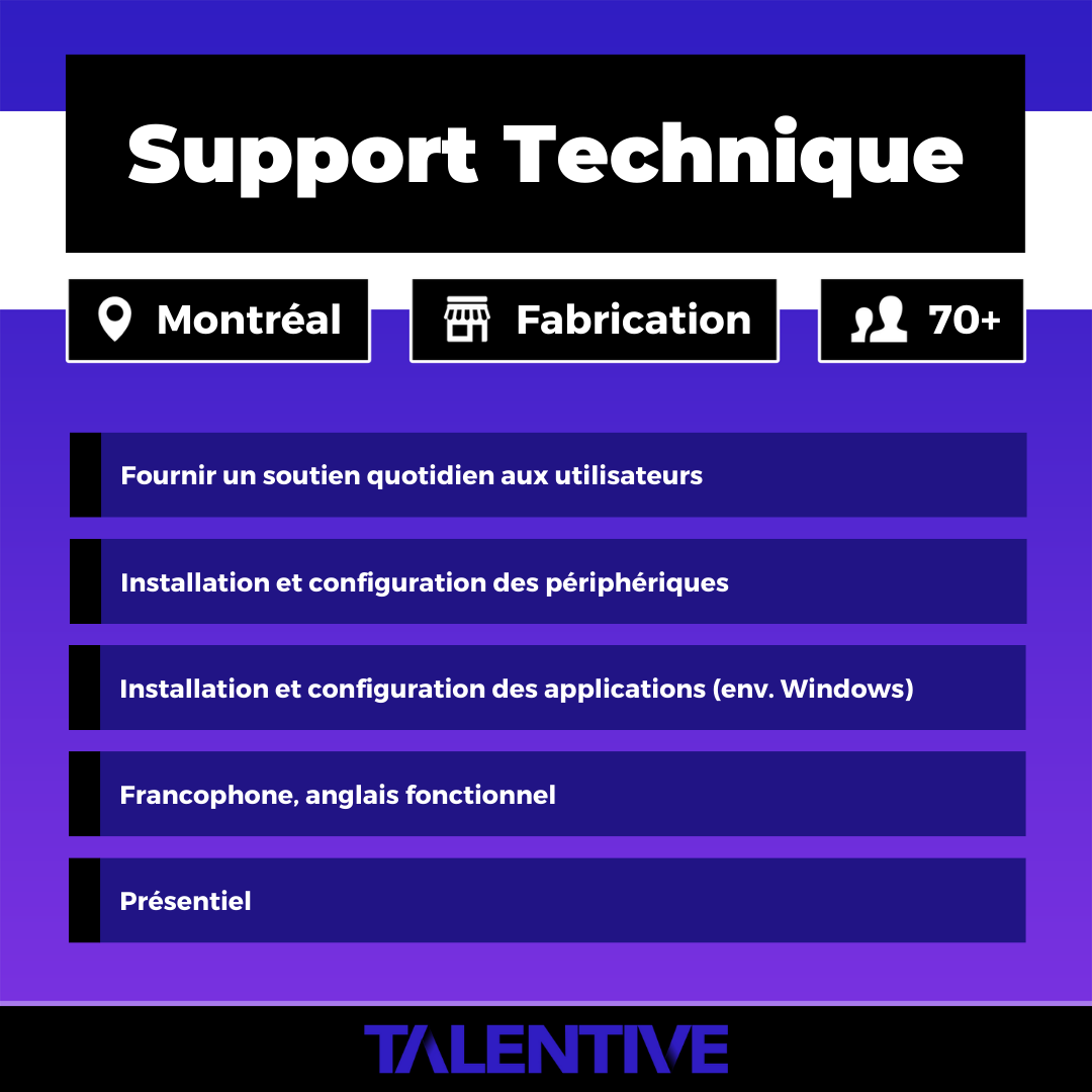 TalentiveINC's tweet photo. 🚀 Alerte Emploi
🔎 Spécialiste en Support Technique
Descriptif:
https://t.co/wCxjypSeEN
#TechnicalSupport
#ITSupport
#MontrealJobs
#ITJobs
#TechCareer
#CareerOpportunity
#JobOpening
#TechSupport
#TechJob
#jobsearching
#Talentive
#SupportTechnique
#EmploisMontreal https://t.co/5wtxnmrCNf