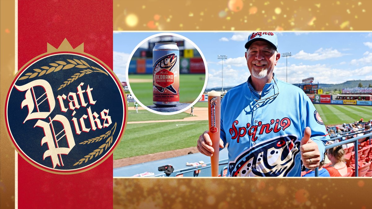 Spokane teamed up with No-Li Brewhouse to create the Redband Rally Beer Bats.

The fruity IPA is part of a campaign to honor club's namesake and preserve local trout: atmilb.com/43hiWhC