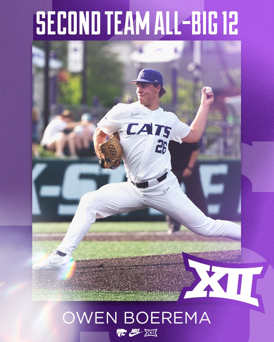 K-State Baseball (@kstatebsb) on Twitter photo Second Team All-Big 12
⚡️ Owen Boerema ⚡️
📄 k-st.at/3IBGNAT
#KStateBSB x <a href="/thebigo444/">Owen Boerema</a> Second Team All-Big 12
⚡️ Owen Boerema ⚡️
📄 k-st.at/3IBGNAT
#KStateBSB x <a href="/thebigo444/">Owen Boerema</a>
