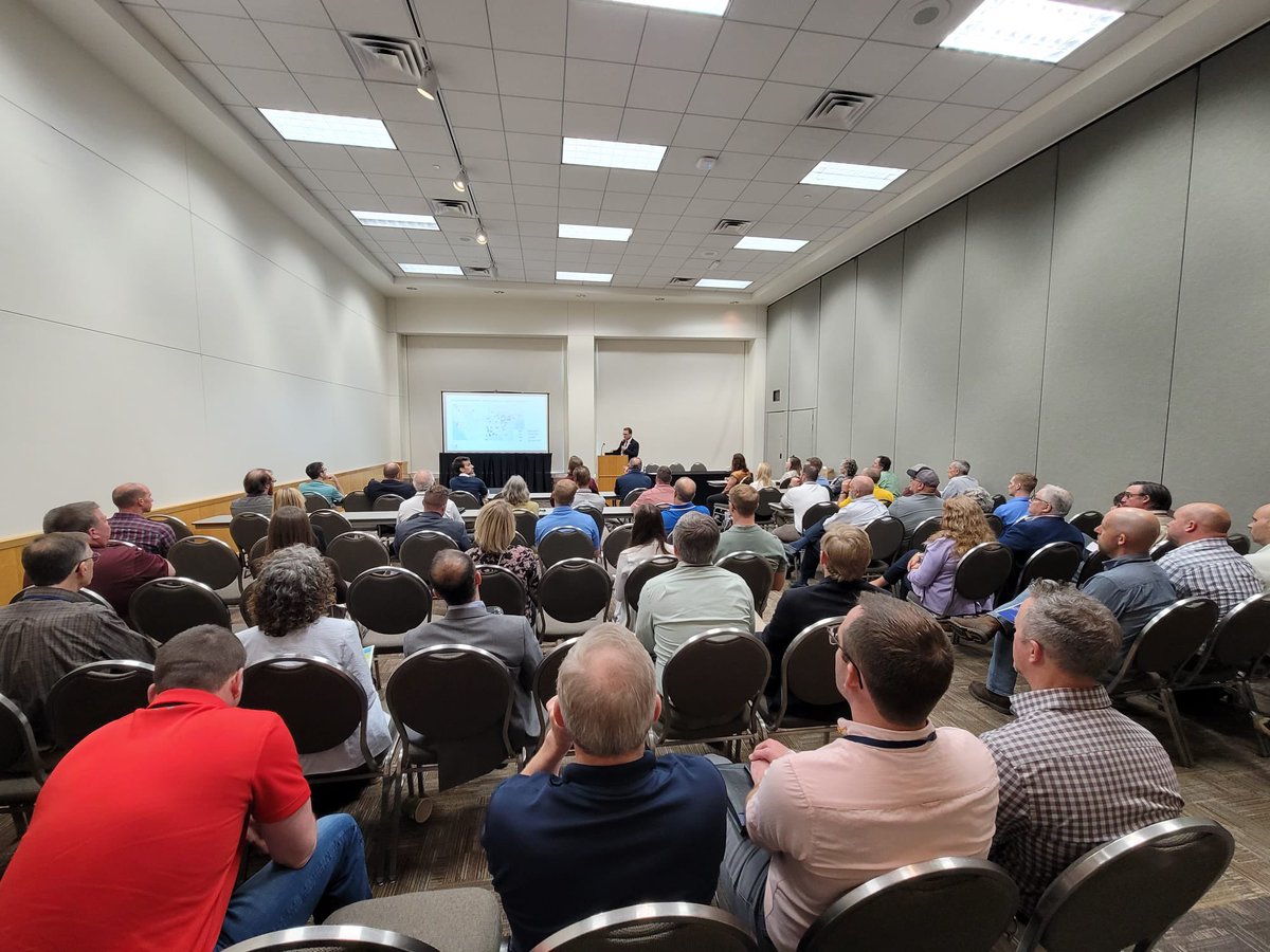 CSWEA's tweet photo. Randy Wirtz from Strand Associates, Inc. presenting in the Biogas/Heat Recovery track on "Digester Gas - New Technologies, New Markets, New Thinking".
.
.
#csweaevents #cswea #annualmeeting #session https://t.co/dEaGbAyJdE