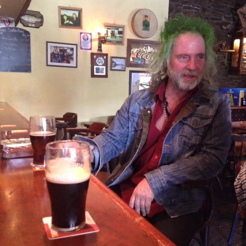 Enjoying the Guinness in Letterfrack, Connemara, County Galway, Ireland