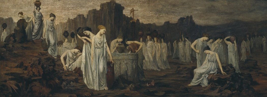 NikSamotracia's tweet photo. Hoy nos vamos de boda, como la boda roja de Juego de Tronos, pero en Argos.

🎨 Fernand Sabatté, Las hijas de Dánao. https://t.co/FWiKFXTbDC
