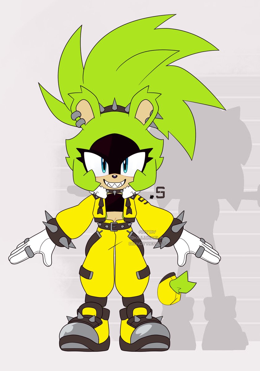 Made a quick updated ref of my AU Surge design!
I'm super happy with how she came out,,, 😭💕
___
#IDWSonic #SurgeTheTenrec