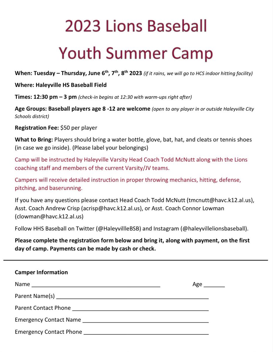 Haleyville High School Baseball tweet media