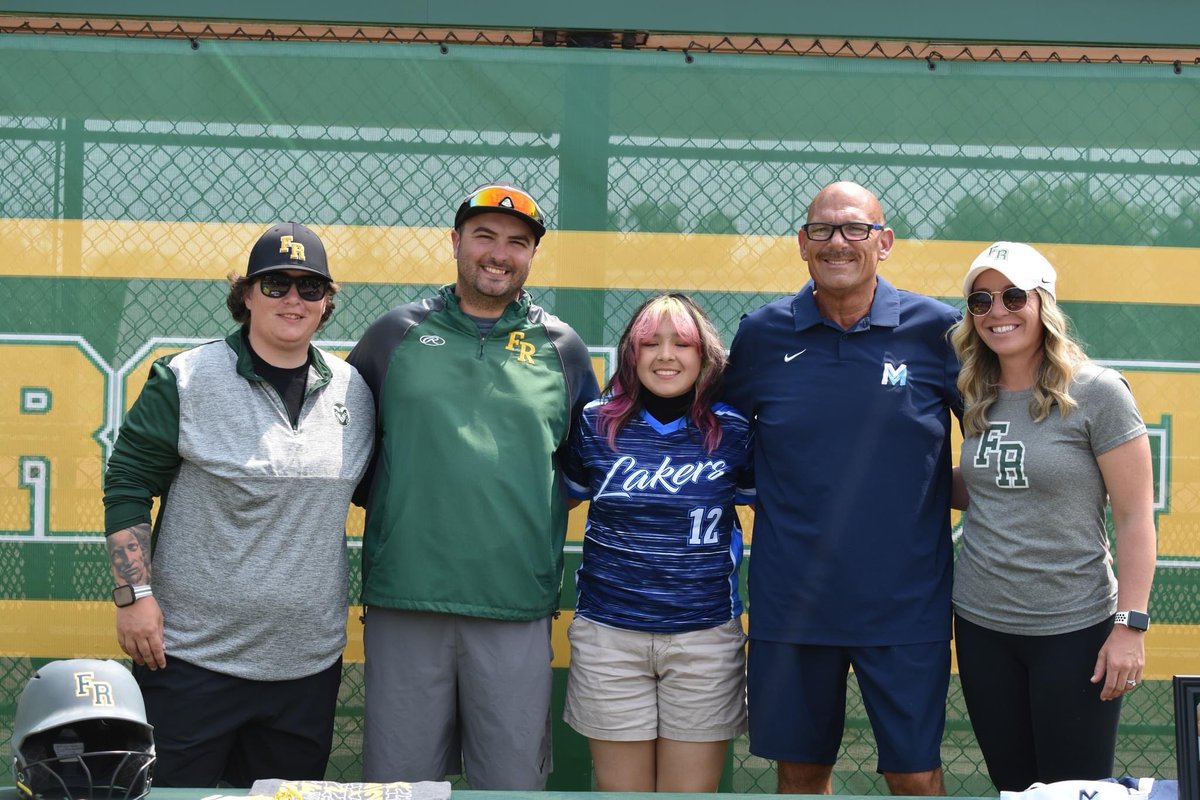 Congratulations to Gabriella Martinez for deciding to continue her academic and athletic career at Mid Michigan College! She will be studying Biology there with the intention of pursuing a career in Marine Biology while playing softball for the Lakers. #warh 🐏🥎💚💛