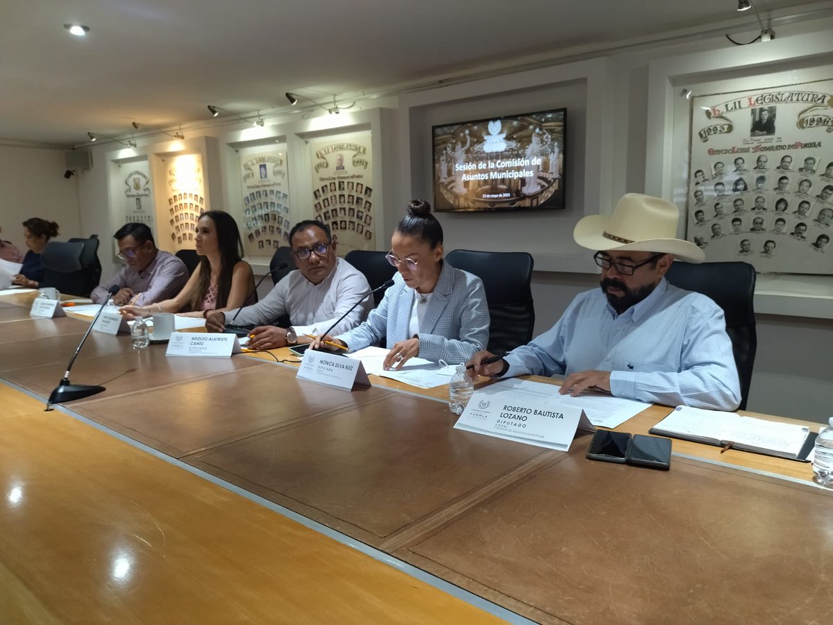 Sesión de las Comisiones Unidas de Asuntos Municipales y Cultura