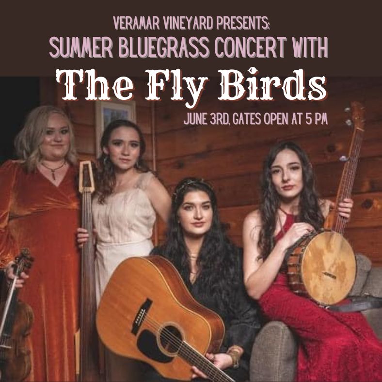 🎶 Summer is for Bluegrass and wine! Join us at Veramar Vineyard on June 3, as we welcome The Fly Birds to our stage for a night of music and wine and dancing under the stars! 🍷🌌 veramar.xudle.com/res-535521/Sum…
#VeramarVineyard #TheFlyBirds #SummerConcert #VirginiaWine