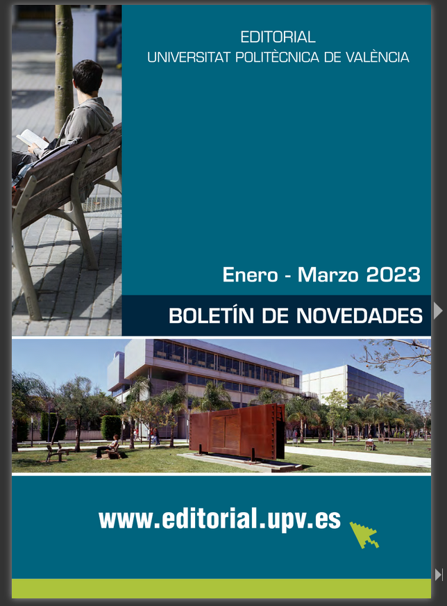 UPVEditorial's tweet photo. 📢¡Consulta nuestras novedades de Enero-Marzo 2023!
➡️https://t.co/svhokYBT5D https://t.co/cbdP6vUB0k