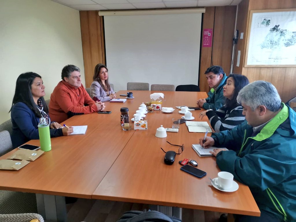 sagchile's tweet photo. En el marco de la visita a #LosRíos, Directora Nacional (s) de @sagchile, Andrea Collao, se reunió con la Directiva Regional de la Asociación de Funcionarios #AFSAG para potenciar el trabajo colaborativo 🤝. https://t.co/S3mbbiGgjg