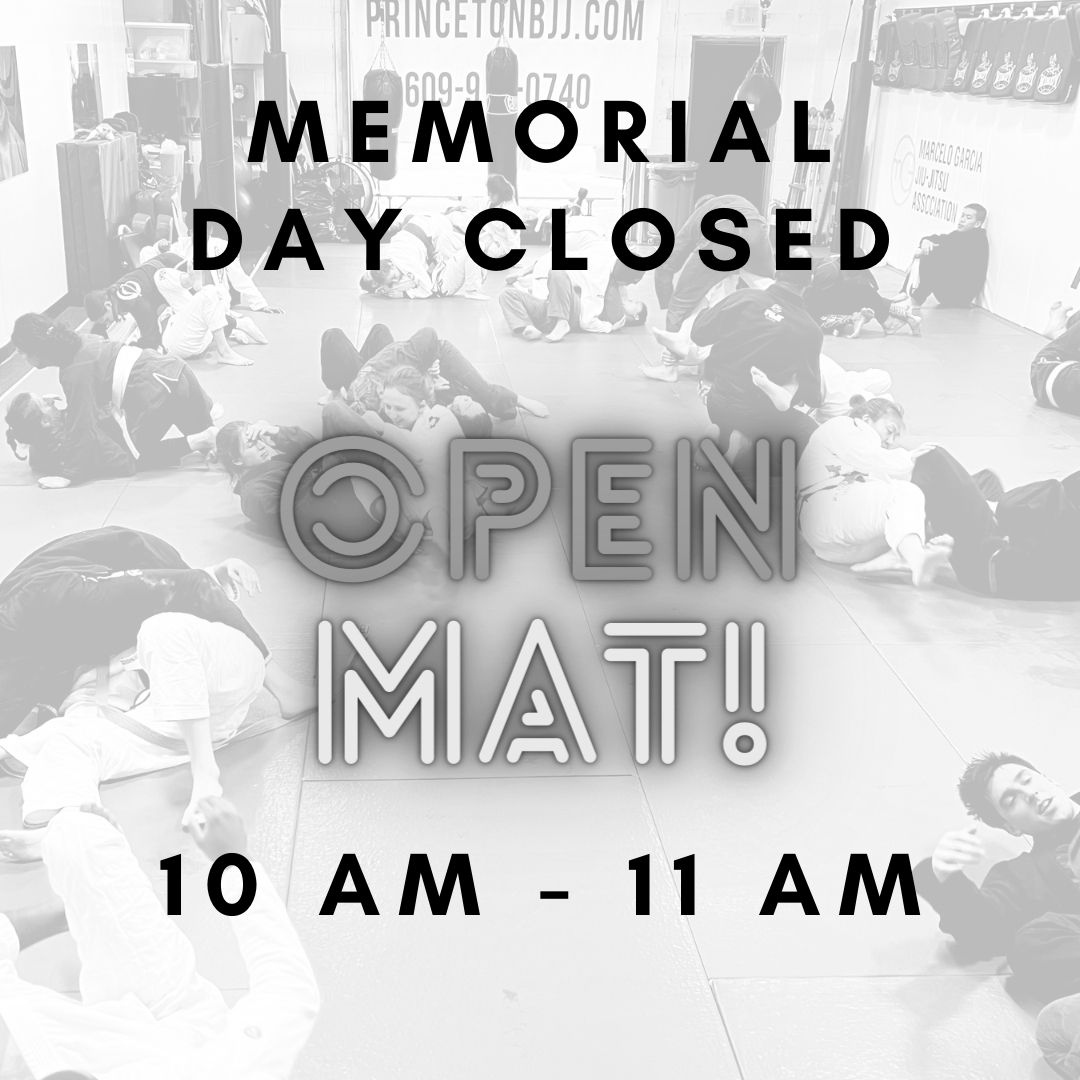 Memorial Day Closure: In observance of Memorial Day, we will be CLOSED for regular classes. We will have an Open Mat from 10 am - 11 am. All are welcome.