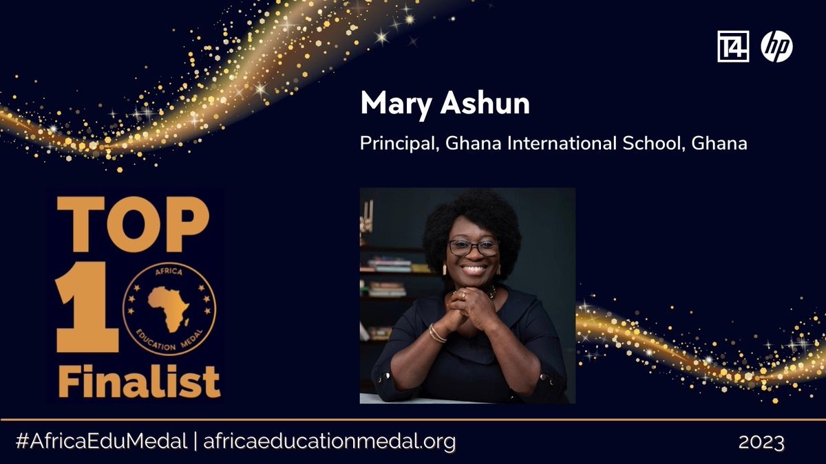 Congratulations to <a href="/AshunDr/">Dr Mary Ashun</a>, Heads '17 alumna &amp; principal <a href="/GhaIntSch/">GIS</a>, on being named as one of 10 finalists for the #AfricaEduMedal 2023! 
#LeadTheChange #EdLeadership
t4.education/prizes/africa-…