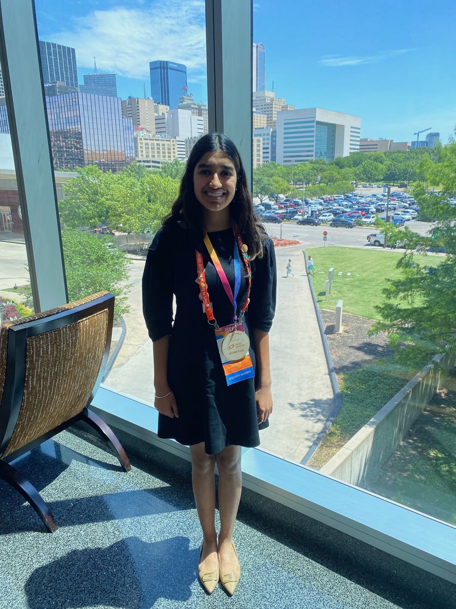 MCSDFlorida's tweet photo. 🔬STEM SUPERSTAR🔬

Congratulations to @MartinCountyHi1's Nira Goyal, who took 2nd place in the Plant Category at the @Regeneron International Science and Engineering Fair (ISEF) in Dallas, TX, last week!
Congratulations, Nira! We are so proud of you!

#ALLINMartin👊 https://t.co/GqONNwaxAn
