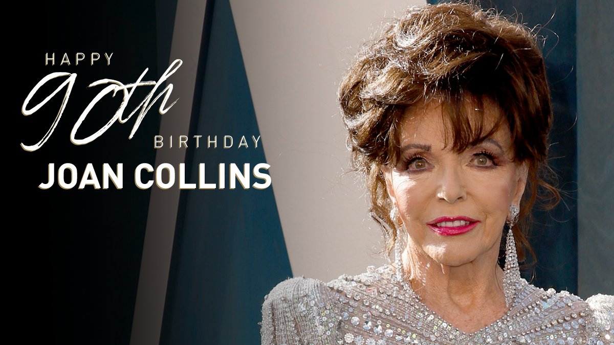 Happy 90th birthday Joan Collins!

Watch her tribute here:  