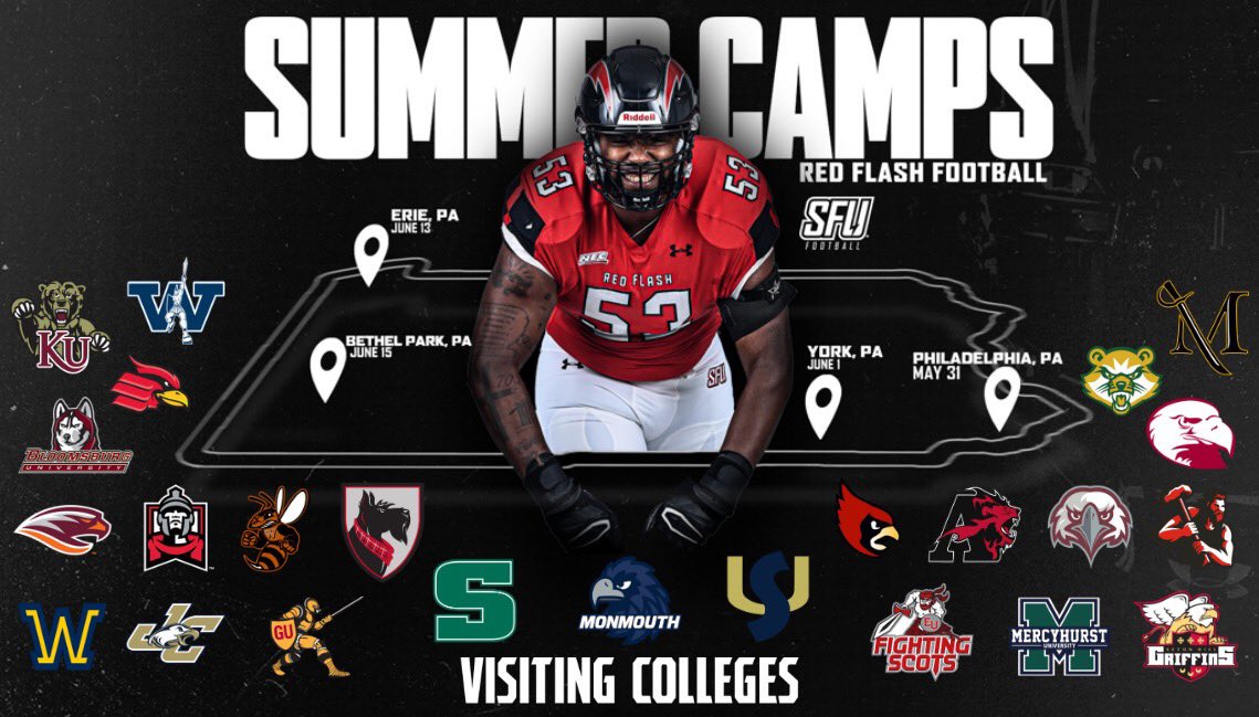 Camp Season is just a little over a week away! Come and show out in front of our staff as well as other visiting coaches! Camp locations: Philly York Erie Pittsburgh SFU (Loretto) Sign up link below! camps.jumpforward.com/saintfrancisfo…