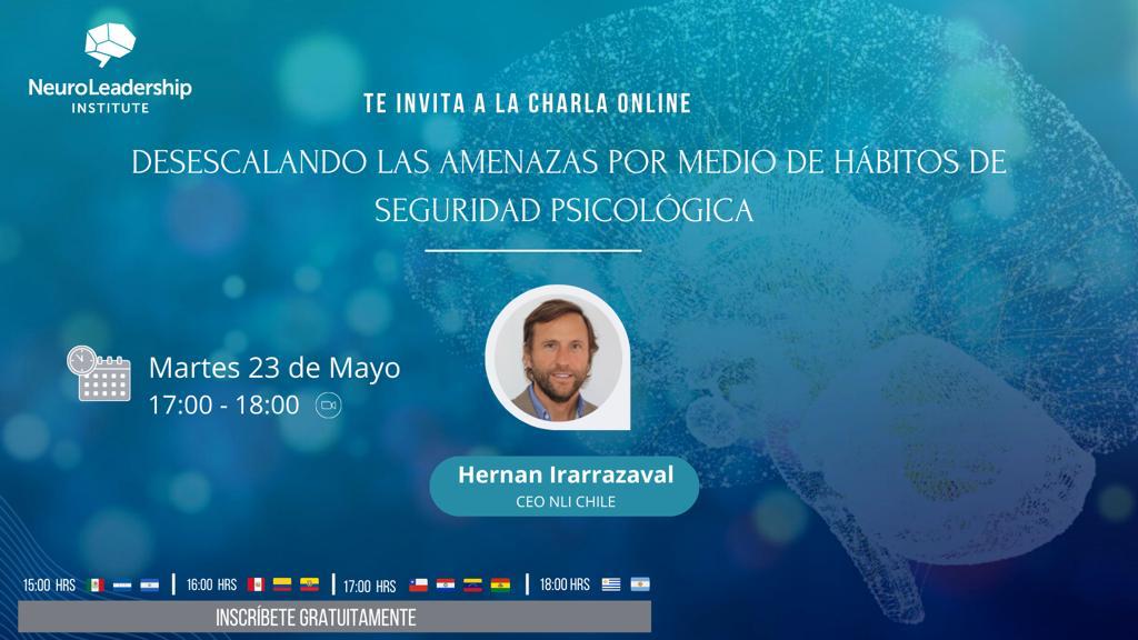 Fundación Educacional Seminarium (@fundseminarium) on Twitter photo Nuestros amigos de <a href="/neuroleadership/">NeuroLeadership Institute</a> están llevando a cabo el ciclo de Charlas Abiertas.
Por eso, queremos invitarl@s a la charla: “Desescalando las amenazas por medio de hábitos de seguridad psicológica”, junto a su CEO Hernán Irarrázabal.
Inscríbete: lnkd.in/eWc_i79C Nuestros amigos de <a href="/neuroleadership/">NeuroLeadership Institute</a> están llevando a cabo el ciclo de Charlas Abiertas.
Por eso, queremos invitarl@s a la charla: “Desescalando las amenazas por medio de hábitos de seguridad psicológica”, junto a su CEO Hernán Irarrázabal.
Inscríbete: lnkd.in/eWc_i79C