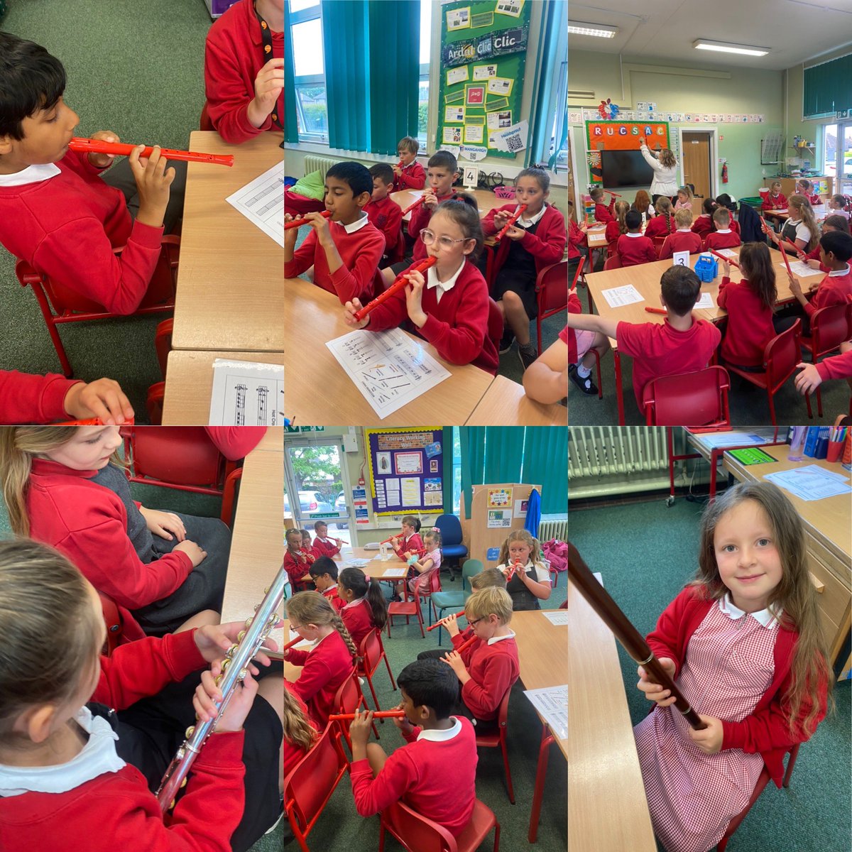 @dmc_note Thank you for visiting us today to teach us all about woodwind instruments now and in the past. We enjoyed having a go at playing the recorders too, something we will continue in class #ambitiouscapablelearners #dosbarthcadairidris