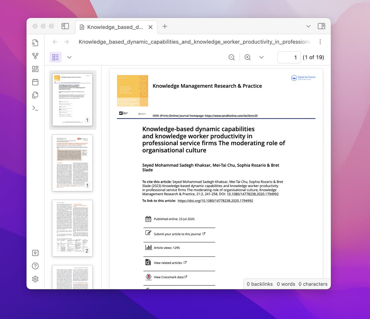 obsdmd's tweet photo. Obsidian 1.3 is now available to everyone on desktop and mobile!

• New PDF viewer
• Simple YouTube/Twitter embeds
• Improved UI for nested items in outline and file nav
• HTML tables convert to Markdown on copy/paste

+ lots more small bug fixes and features https://t.co/zjqY2xep8Z