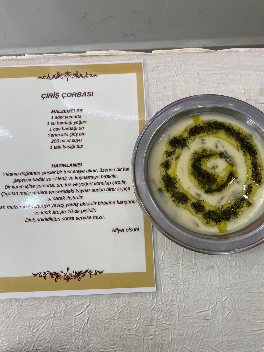 umraniyektml's tweet photo. Türk Mutfağı Haftası kapsamında Yiyecek İçecek Hiz. Alanı öğrenci ve öğretmenleri tarafından yapılan yöresel lezzetler…
#turkishcuisineweek
#türkmutfağıhaftası
@tcKulturTurizm
@iktm34
@istanbulilmem 
@istanbul_MTE
@memleventyazici 
@aykut_akca 
@mustafaozen3434 
@umraniyeilcemem https://t.co/CciaXyrot9