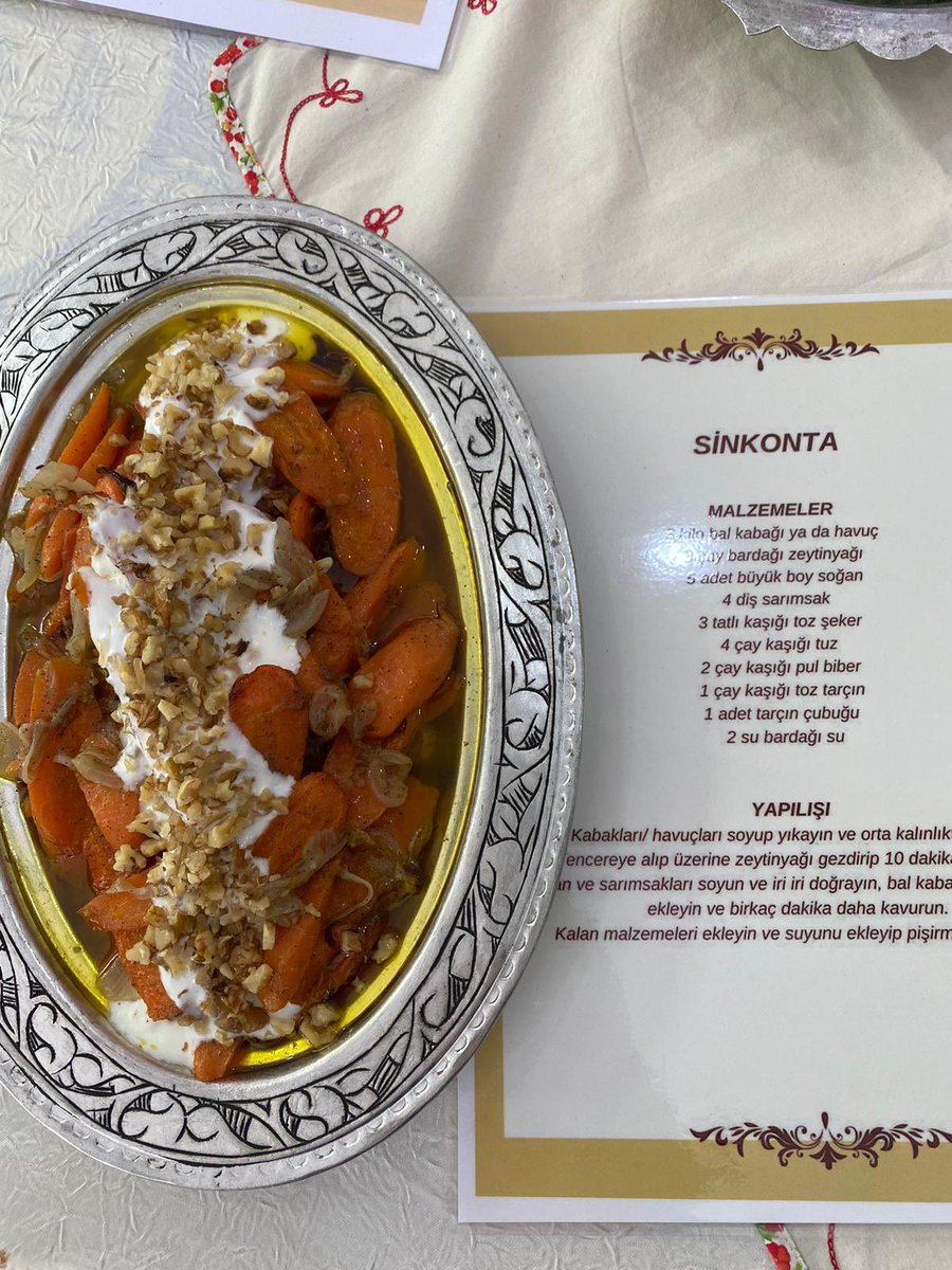 umraniyektml's tweet photo. Türk Mutfağı Haftası kapsamında Yiyecek İçecek Hiz. Alanı öğrenci ve öğretmenleri tarafından yapılan yöresel lezzetler…
#turkishcuisineweek
#türkmutfağıhaftası
@tcKulturTurizm
@iktm34
@istanbulilmem 
@istanbul_MTE
@memleventyazici 
@aykut_akca 
@mustafaozen3434 
@umraniyeilcemem https://t.co/CciaXyrot9