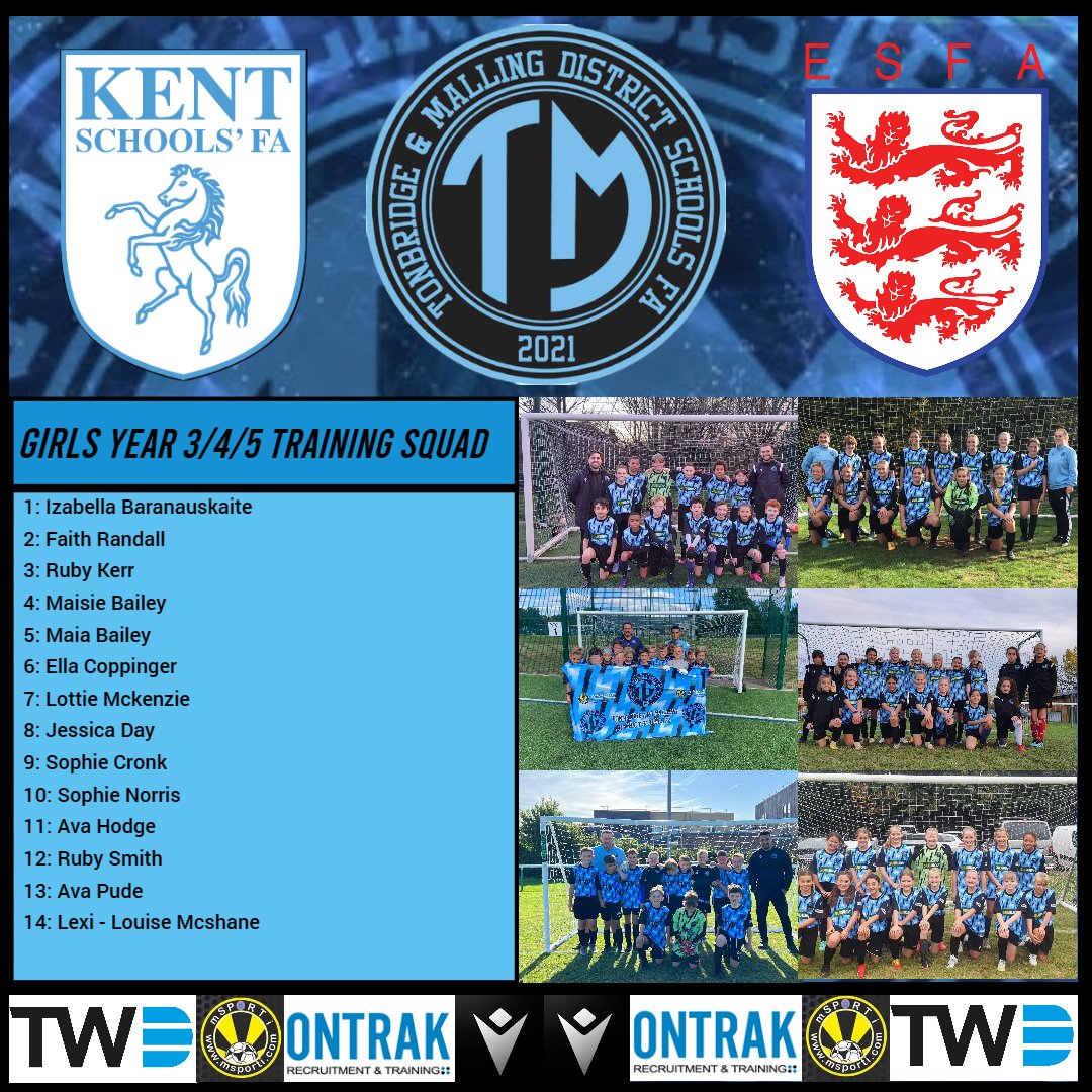 Tonbridge & Malling District Schools FA (@tandmsfa) on Twitter photo BREAKING NEWS
CONGRATULATIONS to the Girls selected to Represent Tonbridge & Malling District for the 2023/24 Season.
School Rep Football - A Unique and Special Experience
<a href="/kentschools_fa/">Kent Schools FA</a> BREAKING NEWS
CONGRATULATIONS to the Girls selected to Represent Tonbridge & Malling District for the 2023/24 Season.
School Rep Football - A Unique and Special Experience
<a href="/kentschools_fa/">Kent Schools FA</a>