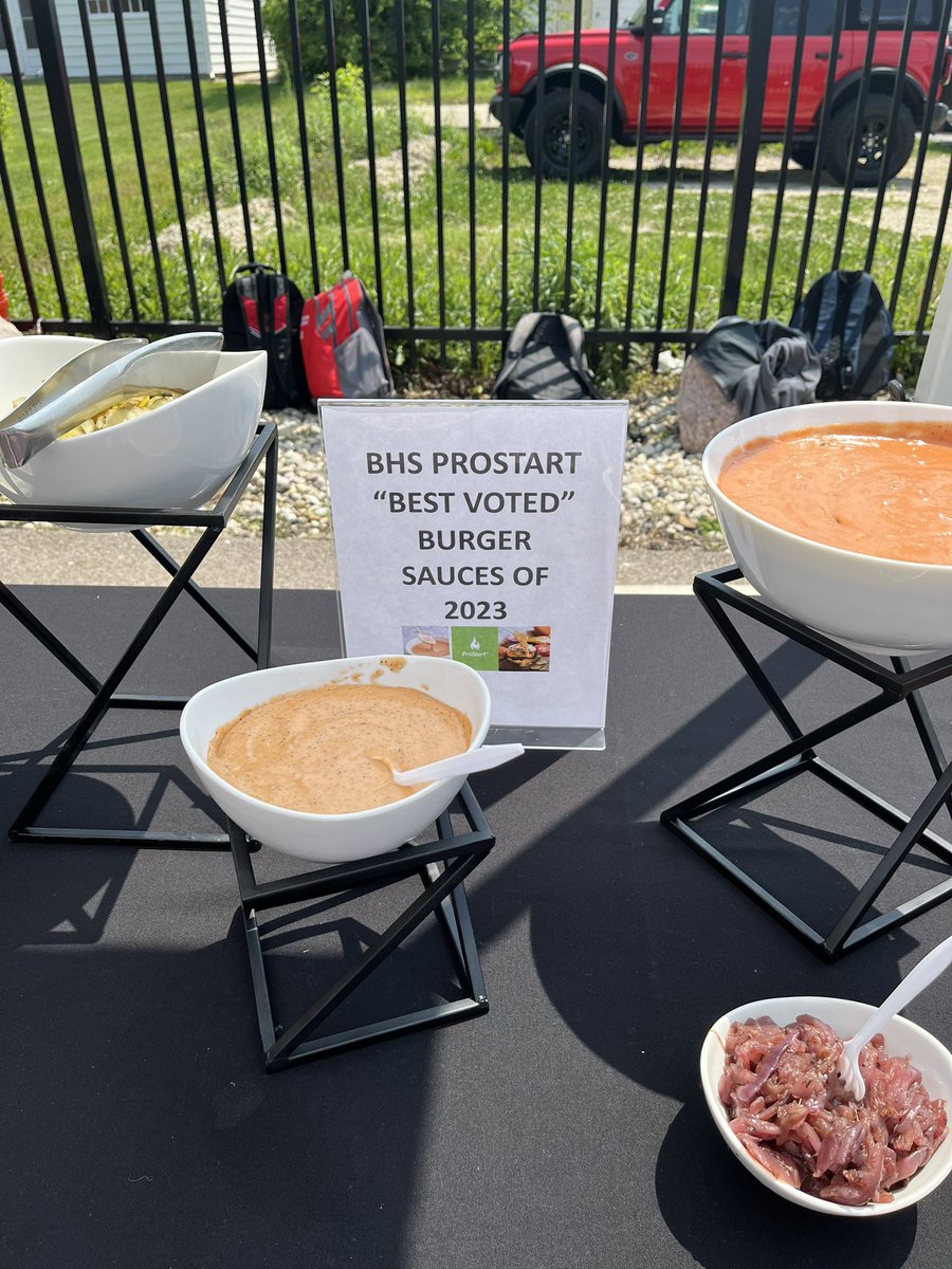 Thank you so much to our culinary students for preparing and hosting a wonderful BBQ today! I’m so proud of the students’ growth this year in both their skill sets and passion for culinary arts! #webelong220 <a href="/LaurenDelehoy/">Chef Lauren Delehoy</a>