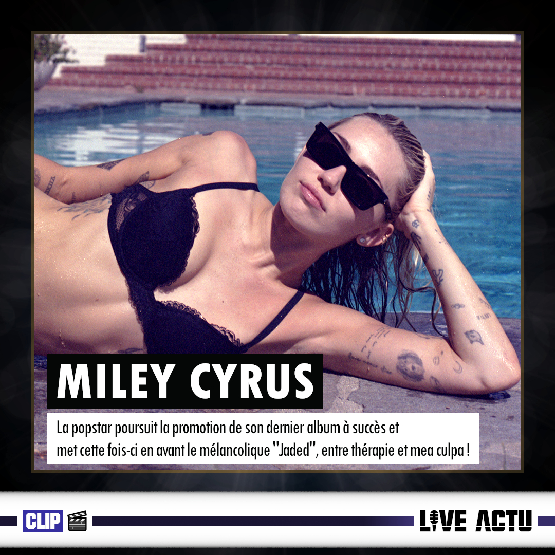 LIVE ACTU (@liveactu_off) on Twitter photo 🎬 #Clip
<a href="/MileyCyrus/">Miley Cyrus</a> fait son mea culpa le temps du thérapeutique « Jaded » 🙏💫
🔹 L'info flash 👉 instagram.com/p/Csl-3z2OFuh/
🔹 Voir le clip 👉 youtube.com/watch?v=4q-Y6w… 🎬 #Clip
<a href="/MileyCyrus/">Miley Cyrus</a> fait son mea culpa le temps du thérapeutique « Jaded » 🙏💫
🔹 L'info flash 👉 instagram.com/p/Csl-3z2OFuh/
🔹 Voir le clip 👉 youtube.com/watch?v=4q-Y6w…