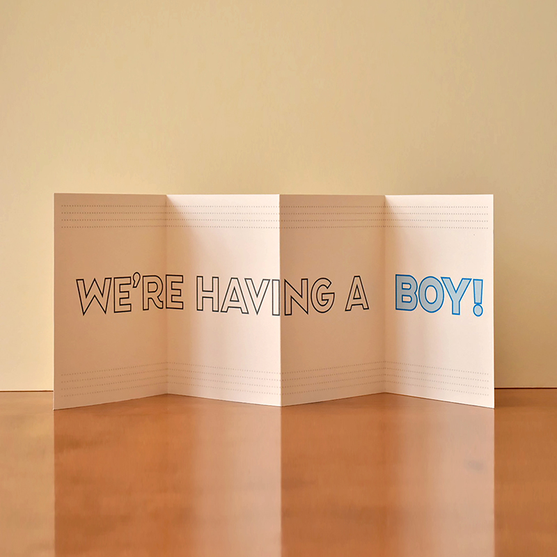 Gender reveal cards, now on my website...