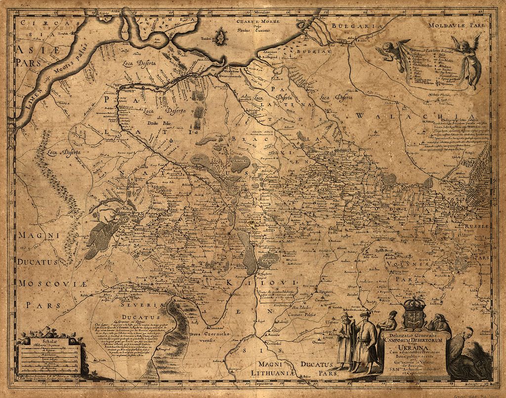 Что бы там не пиздел один дед другому деду, тыкая в некую карту 17го века, составленную при Людовике-14, где нет Украины, но вот карта 17го века, а именно 1648г, составленная при Людовике-14, и это, нихуя себе, генеральная карта Украины французского картографа де Боплана.