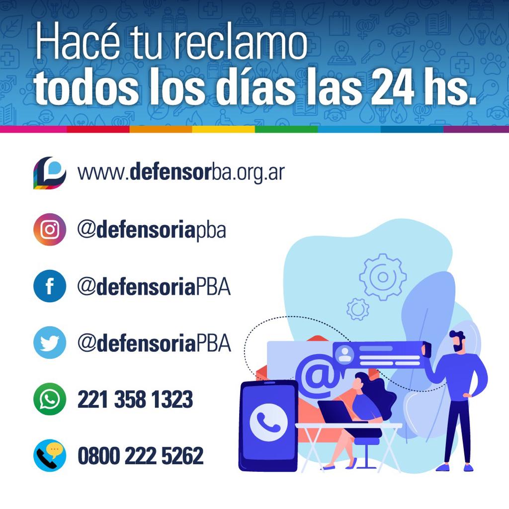 ⚠️¿Tenés algún problema? 

✅¡Dejanos tu reclamo!

📲 Escribinos por WhatsApp 
👉 wa.link/dw7egj