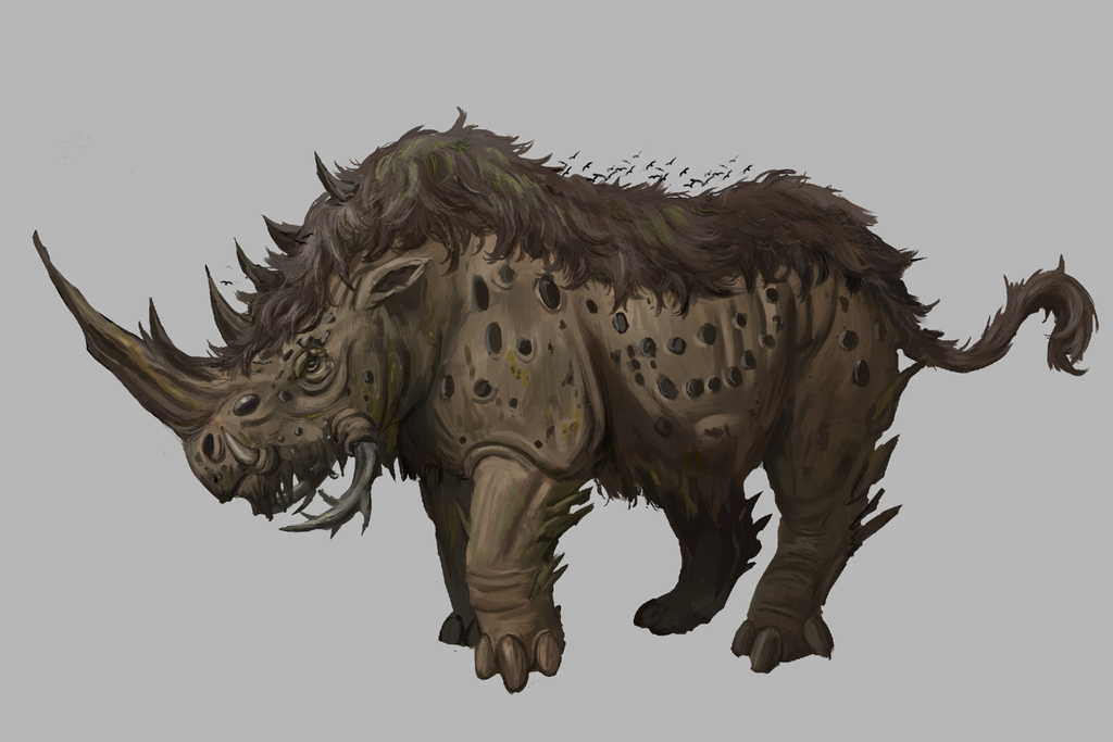 BirdsForScale's tweet image. Onak, the Giant Mount by Isabella Karpińska