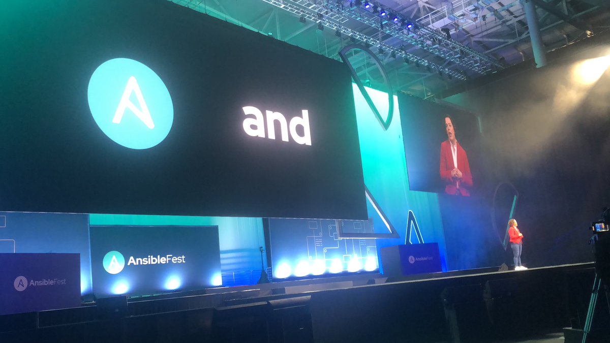 BobLaliberte (@boblaliberte) on Twitter photo The power of “and” - keynote from <a href="/kaetepiccirilli/">Kaete Piccirilli</a> highlighting <a href="/ansible/">Red Hat Ansible</a> leadership in automation with its platform. #AnsibleFest #RHSummit The power of “and” - keynote from <a href="/kaetepiccirilli/">Kaete Piccirilli</a> highlighting <a href="/ansible/">Red Hat Ansible</a> leadership in automation with its platform. #AnsibleFest #RHSummit