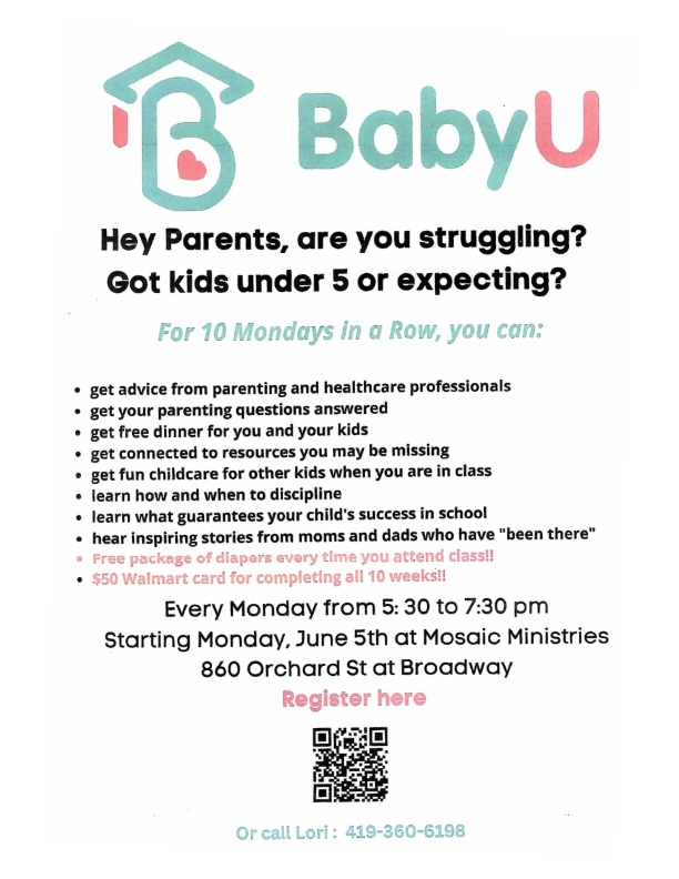 Still have openings starting June 5th call to register