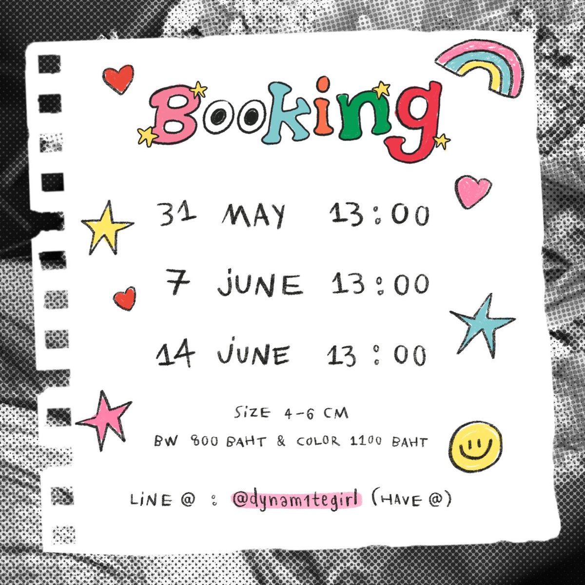 ทู้กคนนนน✋🏻🤚🏻🤎⭐️ มาแล้วๆ ขอฝากร้านหน่อยค่ะ หลังจากที่ซุ่มเรียนมา >< ตอนนี้เราเป็นนักเรียนจาก dynam1tegirl คั้บ! กำลังหาหุ่นสักเก็บผลงาน ใครชื่อชอบผลงานวาดเรา สามารถบุ้กกิ้งมาจิ้มกันได้เลย! หรือจะให้ออกแบบใหม่ก็ย่อมได้ค่ะ🩷😽 (ราคาน่ารักแม่กแม่ก!) มาจิ้มกันค้าบบ🪡🫧💐🍒