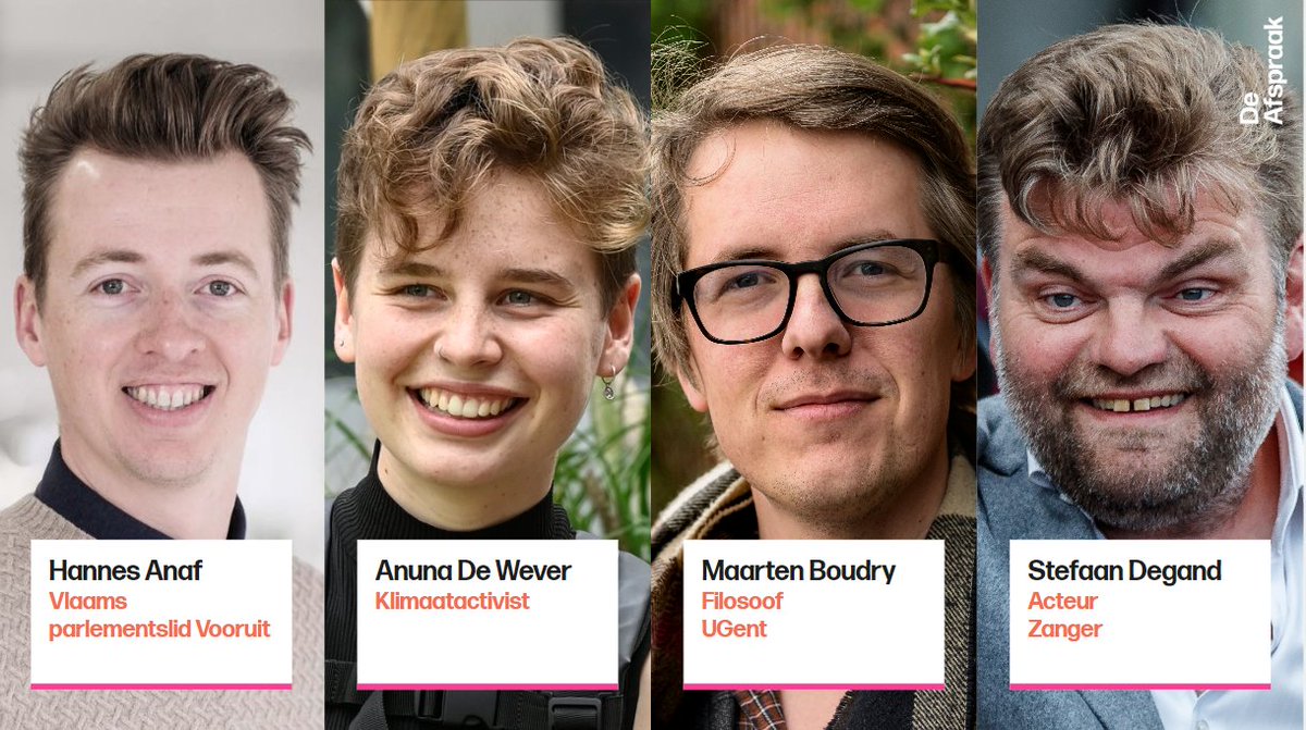 Straks in #deafspraak <a href="/HannesAnaf/">Hannes Anaf</a> over 1,5 miljard aan consultancyopdrachten voor de Vlaamse regering, <a href="/AnunaDe/">Anuna De Wever Van Der Heyden</a> en <a href="/mboudry/">Maarten Boudry</a> over 'degrowth'. En <a href="/DegandStefaan/">Stefaan Degand</a> zingt in de opera 'Le Nozze di Figaro'. Om 20u35 op @canvastv