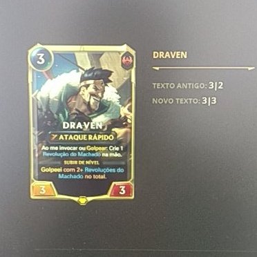Runeterra voltou a ser um lugar mais Draven