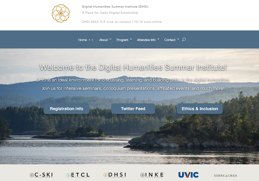 DHInstitute's tweet photo. DHSI 2023 is happening in less than two weeks! Check out the DHSI website for details on the workshops, conferences, events, and lectures taking place in person and online from June 5–16! https://t.co/dcQyoxErLX #DHSI23 https://t.co/2Ap9wnGdIc