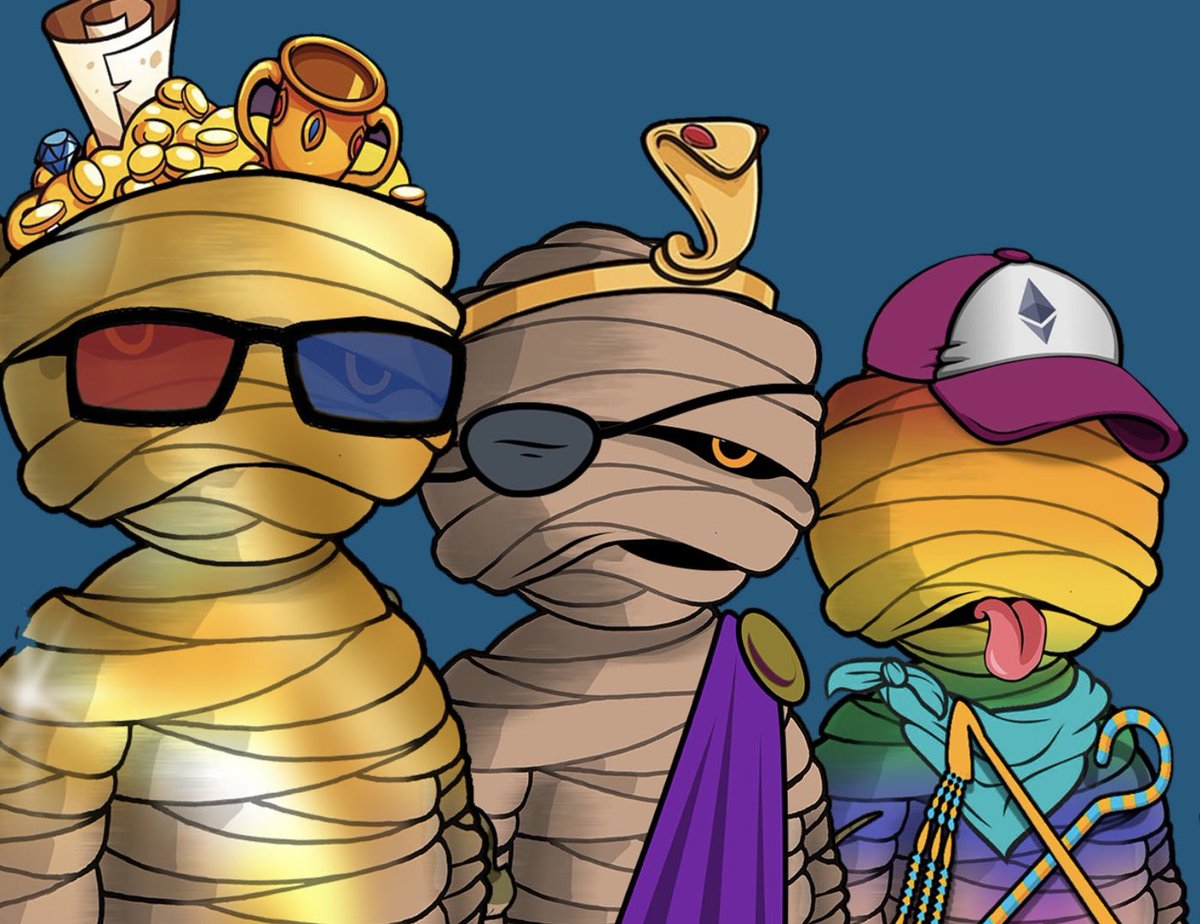 🚨 MINTING IS LIVE 🚨

Pre Mint is open
3000 Grumpy Mummies available 🔥 and 9 Legendary Mummies🔥 0.035 Eth.

Mint here 👇
grumpymummynft.com/minting.html

Public mint will follow 
#NFT #NFTs #NFTCommumity