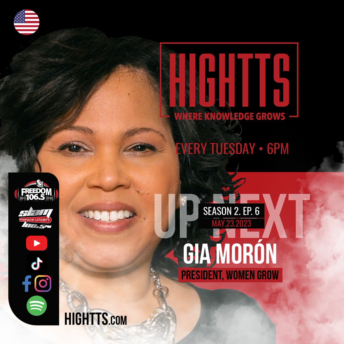 With the ever-growing cannabis market Women Grow recognizes the immense potential for women to play a vital role in shaping the industry's future. President of that organization is Gia Moron.

She joins us on Hightts to share more about her work at 6PM on Freedom 106.5FM.