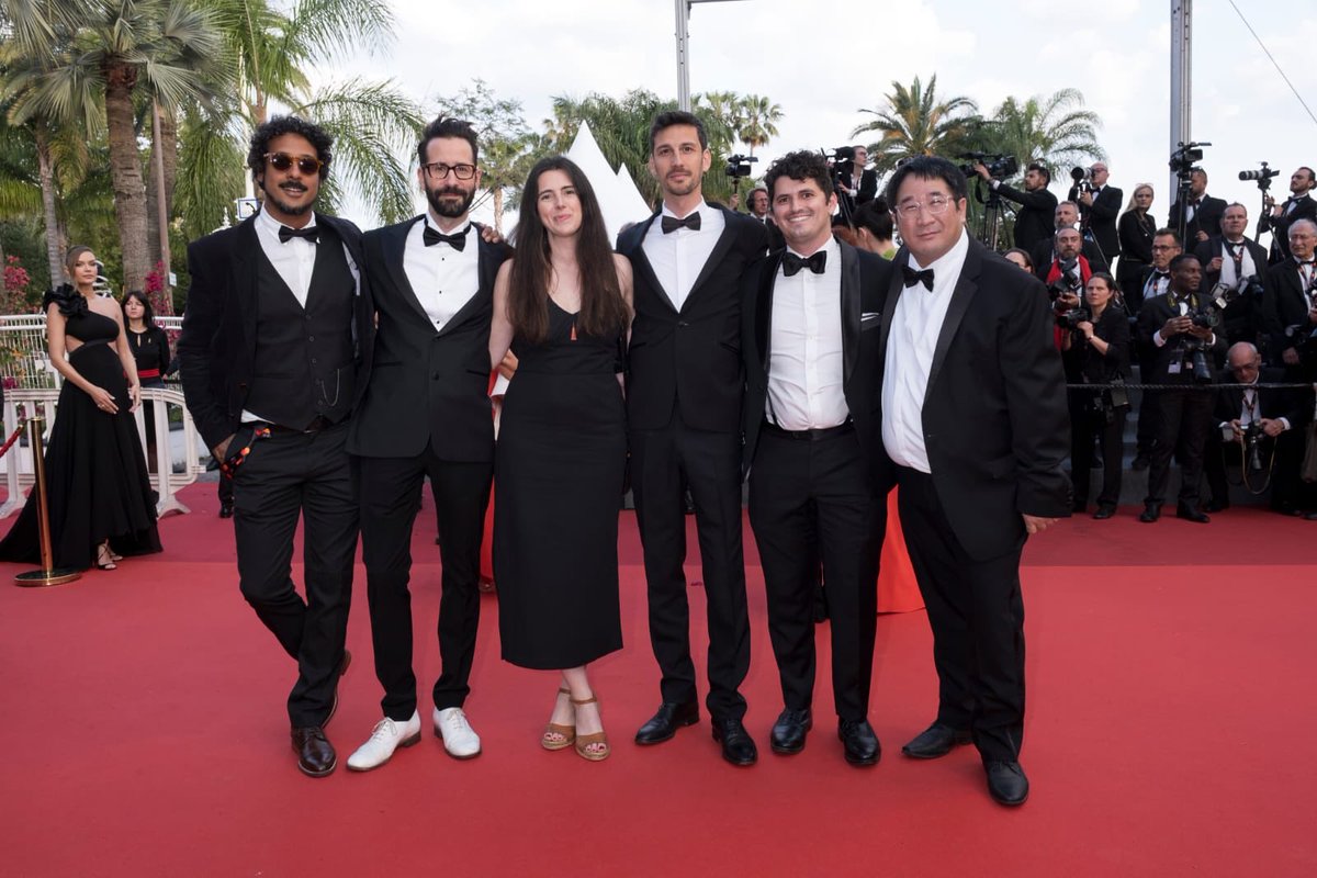 SPOTTED.. the composers at Cannes Film Festival 2023. Thanks ⁦@sacem⁩ for inviting me, it’s been a blast 💥