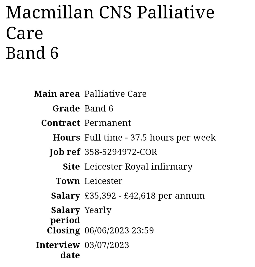 UHL Specialist Palliative Care Team (@palliativeuhl) on Twitter photo 👇Exciting opportunity to join us.
Cross site working. 30 hrs also offered.
New opportunity for progression to B7 within role on achievement of competancy framework. Email Gayle.Hemstock@uhl-tr.nhs.uk for a chat /visit. Shadowing the team strongly advised. <a href="/Leic_hospital/">Leicester's Hospitals</a> 👇Exciting opportunity to join us.
Cross site working. 30 hrs also offered.
New opportunity for progression to B7 within role on achievement of competancy framework. Email Gayle.Hemstock@uhl-tr.nhs.uk for a chat /visit. Shadowing the team strongly advised. <a href="/Leic_hospital/">Leicester's Hospitals</a>