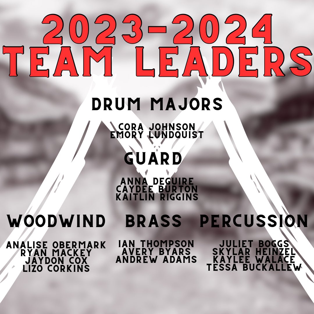 Congratulations to our 23-24 Team Leaders! #newfrontier #progressoverperfection <a href="/MHSBluejays/">MHS Bluejays</a> <a href="/MarshfieldActi1/">Marshfield Athletics</a>