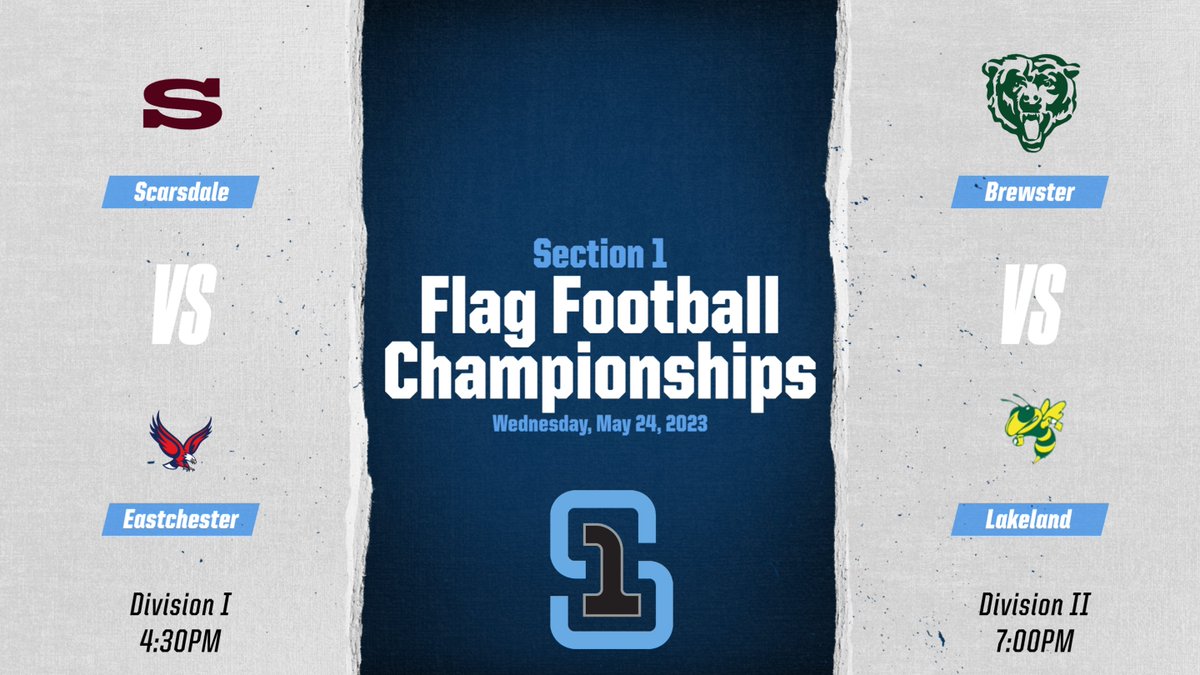 SecOneAthletics's tweet photo. Tickets are on sale for the Section 1 Girls Flag Football Championships.
https://t.co/z5ViluBAxs https://t.co/Kg59o9l1pq