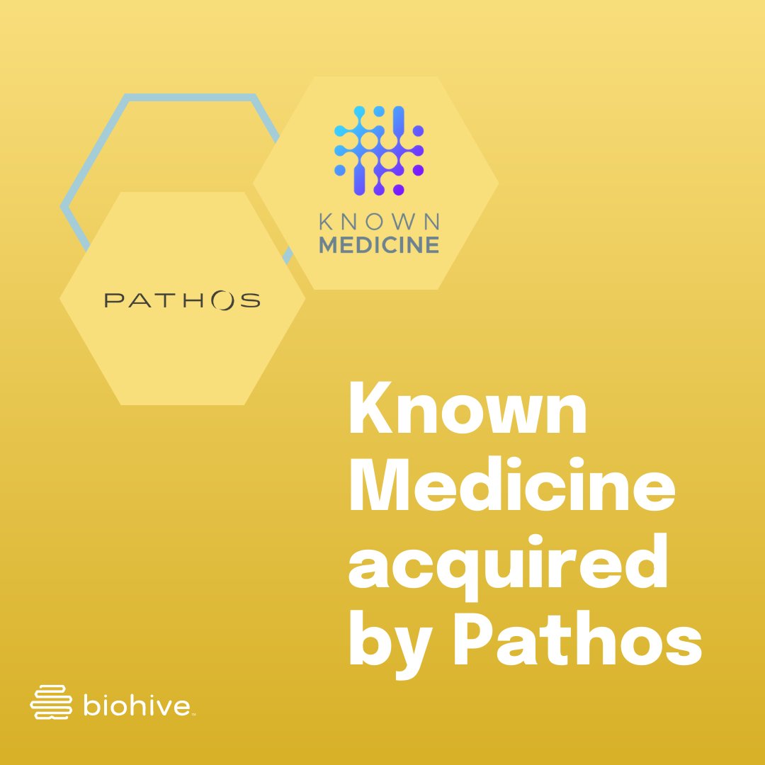 BioHive (@biohiveutah) on Twitter photo .<a href="/known_med/">Known Medicine</a> has been acquired by Pathos.
Help us congratulate <a href="/KR_Skelly/">Katie-Rose Skelly</a>, <a href="/A_Mazzocchi/">Andrea Mazzocchi</a> and the Known Med team! 👏
Read more on Pathos: buff.ly/3BRNAm8
#thefutureisknown #biohive #lifesciences #drugdiscovery #precisionmedicine .<a href="/known_med/">Known Medicine</a> has been acquired by Pathos.
Help us congratulate <a href="/KR_Skelly/">Katie-Rose Skelly</a>, <a href="/A_Mazzocchi/">Andrea Mazzocchi</a> and the Known Med team! 👏
Read more on Pathos: buff.ly/3BRNAm8
#thefutureisknown #biohive #lifesciences #drugdiscovery #precisionmedicine