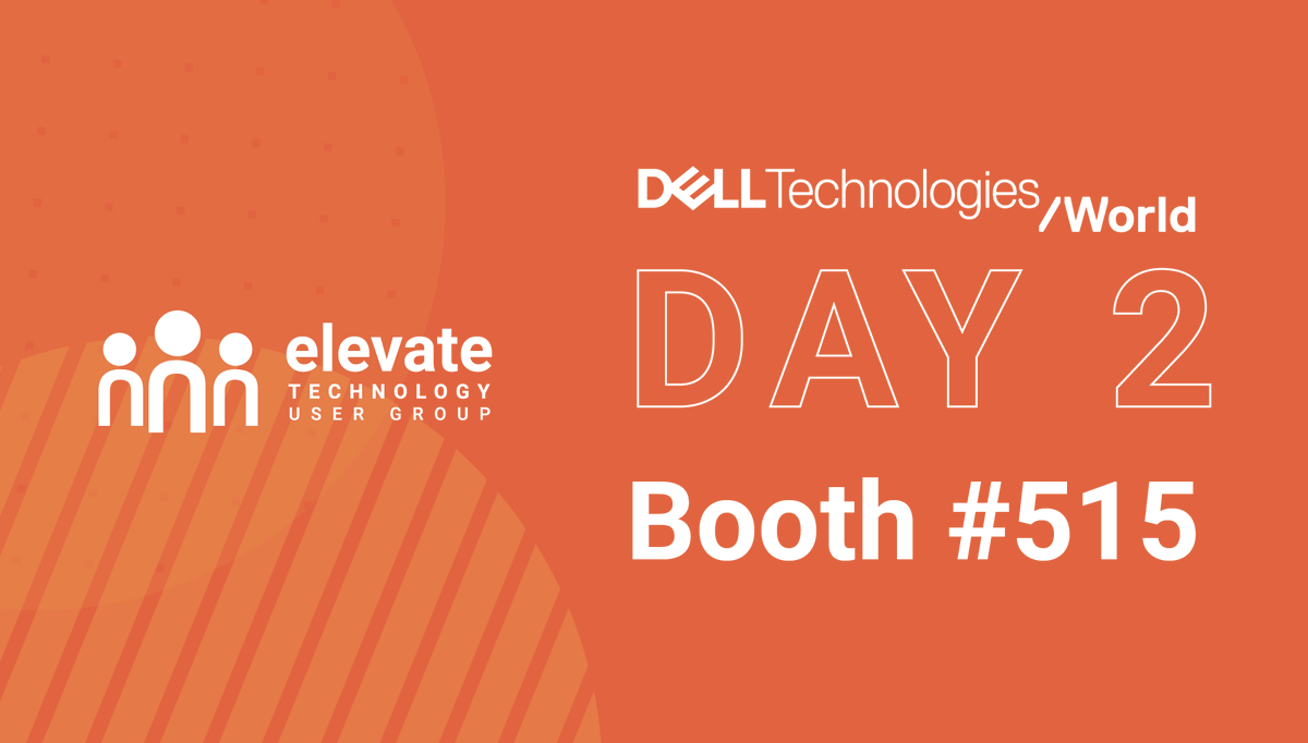 Here comes day two of #DellTechWorld! We've got so many exciting things happening today, so check back in throughout the day for updates. Don't forget to register for our event TONIGHT! Register at bit.ly/ElevateTechUGA…