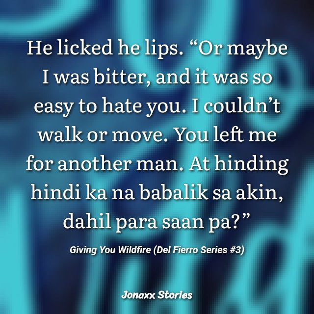It's always the 'I would rather hate you than forget you.'

#JonaxxGYWKab38