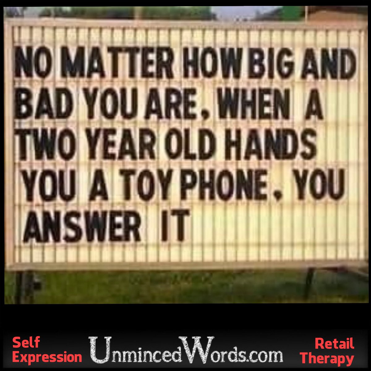 Unminced__Words's tweet photo. Truth, as shared by https://t.co/lJJvRIFM5L. #Family #Childhood #Childhoodgames #Toddlers #ToyPhone https://t.co/YgKr7A5Pus